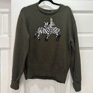 Polo Ralph Lauren Zebra Knit Sweater